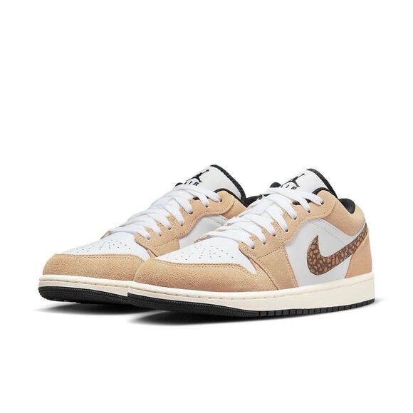 Size 15 Nike Air Jordan 1 SE Low Brown Elephant Men Basketball Shoes DZ4130-201 main image 5